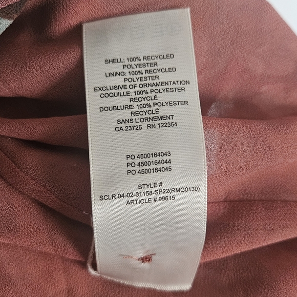 Aritzia Wilfred Eden Floral Ruffle Blouse Size XS - Picture 7 of 7